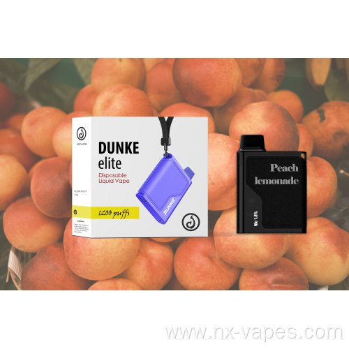 Dunke Disposable E Cigarettes 1200Puffs Vape Pen Vaporizer